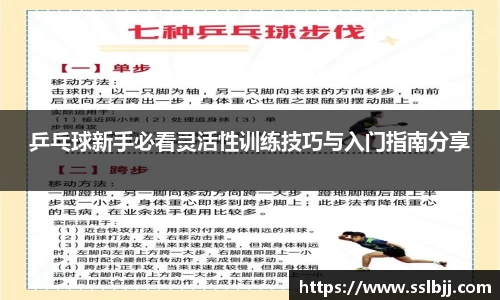 乒乓球新手必看灵活性训练技巧与入门指南分享