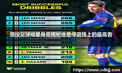 现役足球明星身高揭秘谁是绿茵场上的最高者